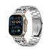 Bracelet acier mecha Apple Watch (argent)