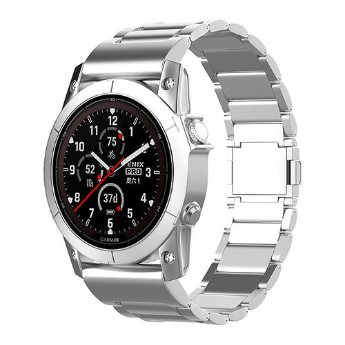 Bracelet titane magnétique Garmin Instinct (argent)
