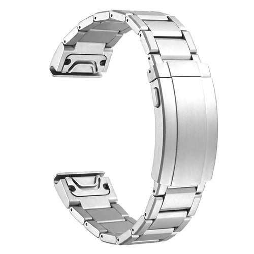 Garmin Descent MK2 Adjustable Titanium Strap (Silver)