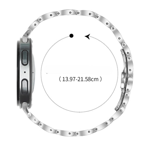 Bracelet acier fin Samsung Galaxy Watch 8 Classic (argent)