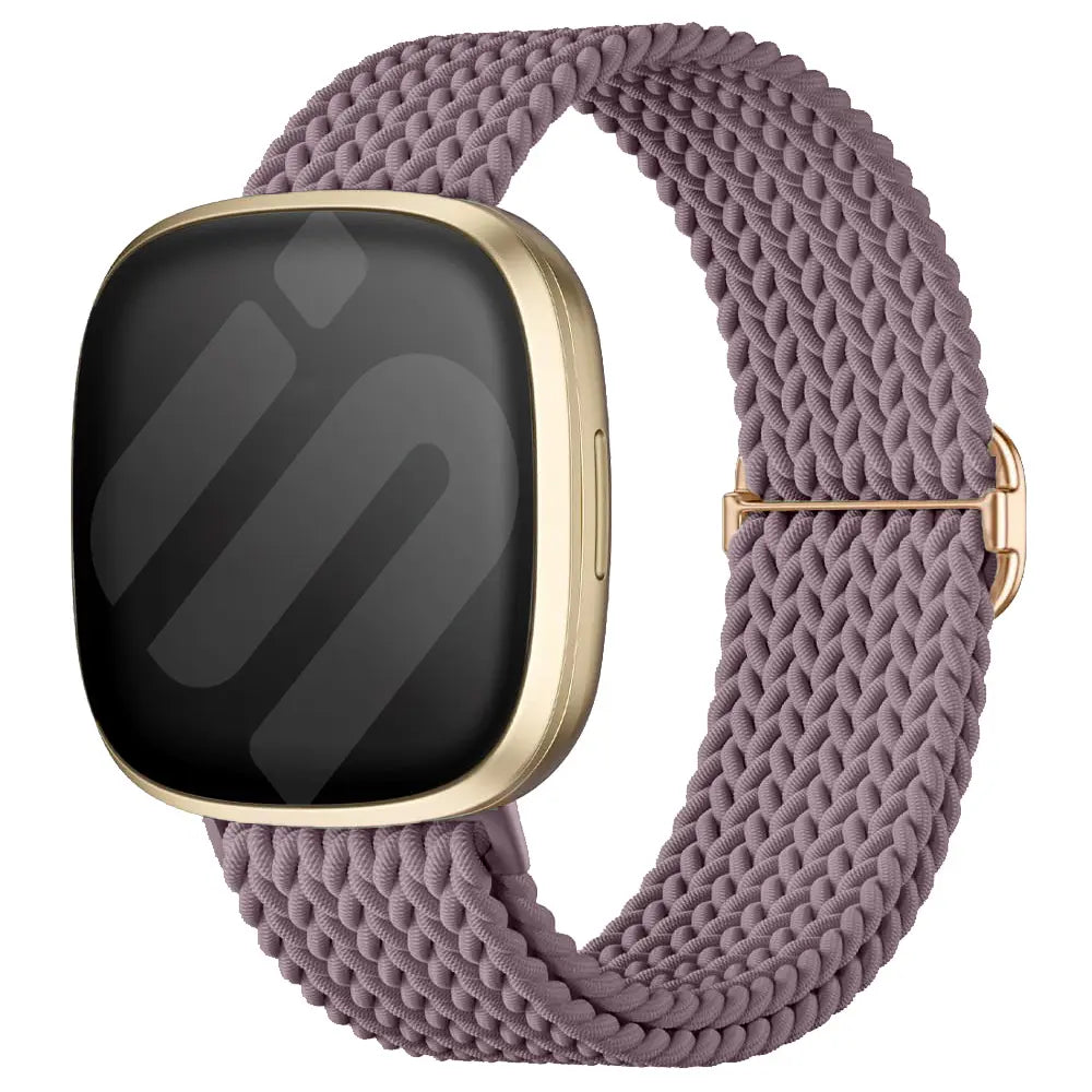 Fitbit Sense 2 Adjustable Woven Strap (Smoke Purple)