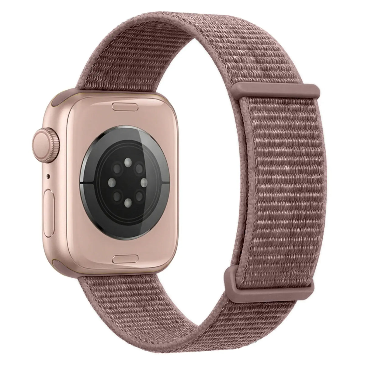 Bracelet nylon loop Apple Watch (mauve)