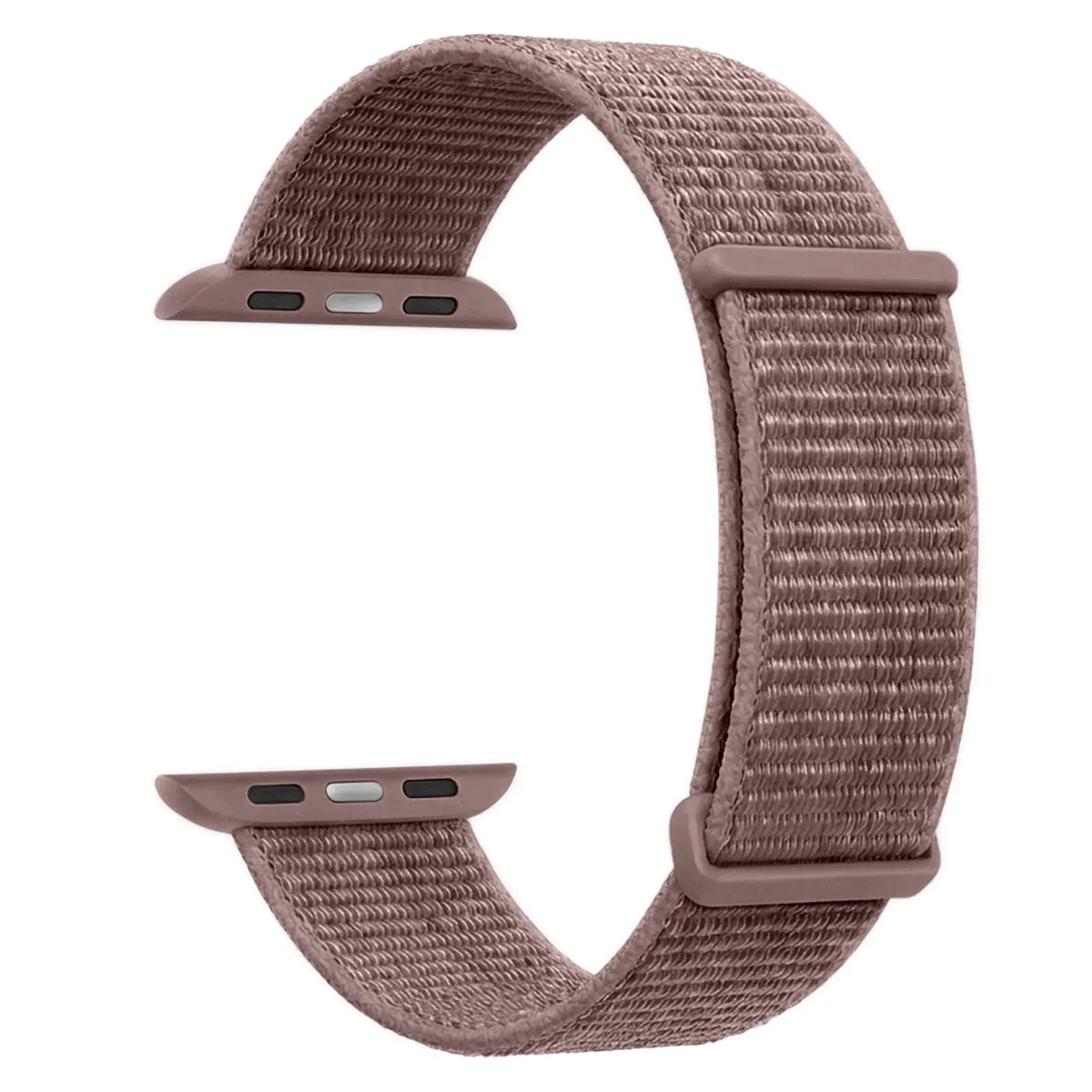 Bracelet nylon loop Apple Watch (mauve)
