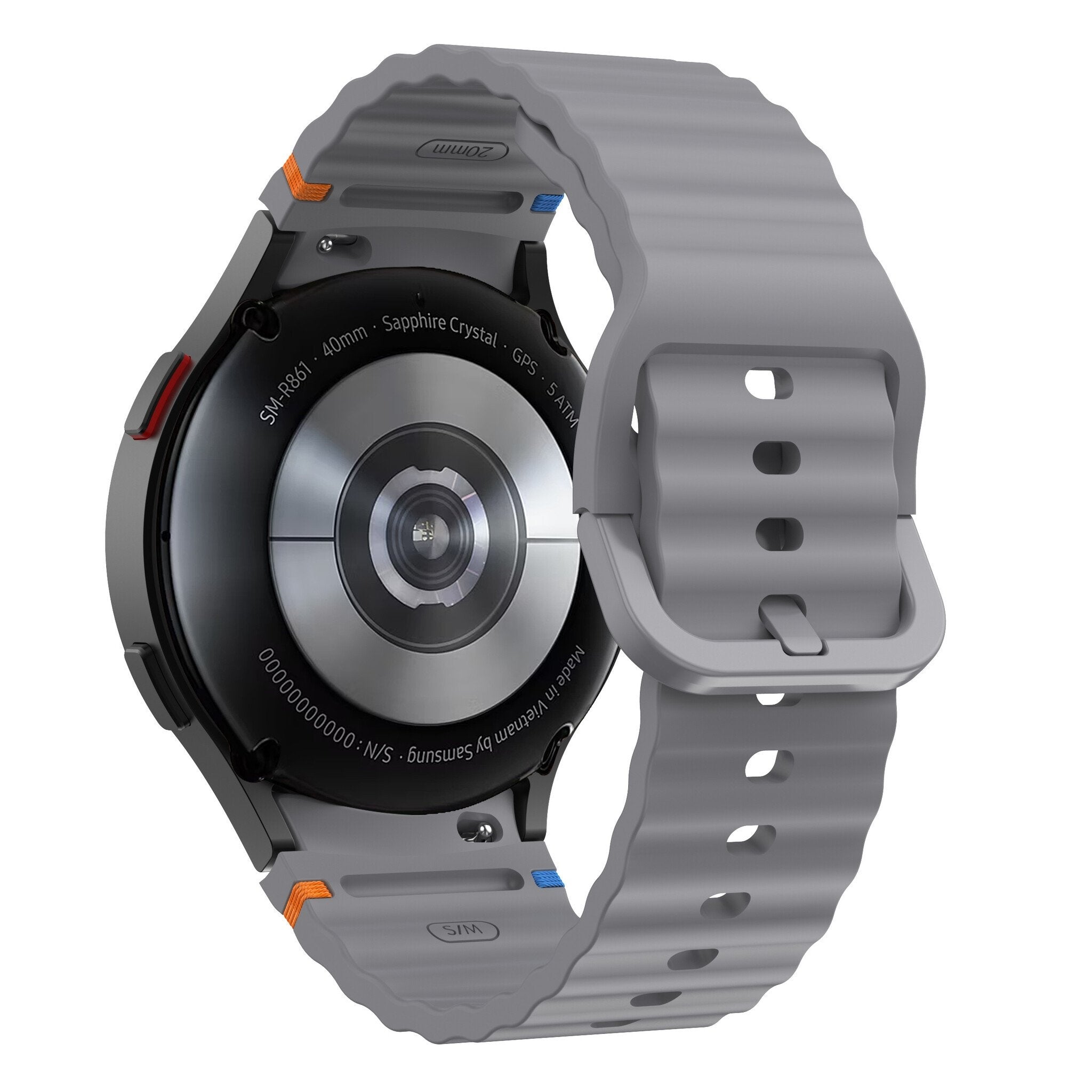 Samsung Galaxy Watch 5 Pro Wave Strap (Dark Gray)