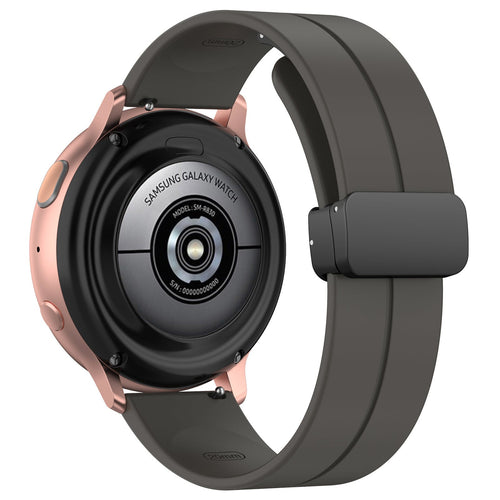 Bracelet silicone avec boucle Amazfit Active 2 (gris foncé)