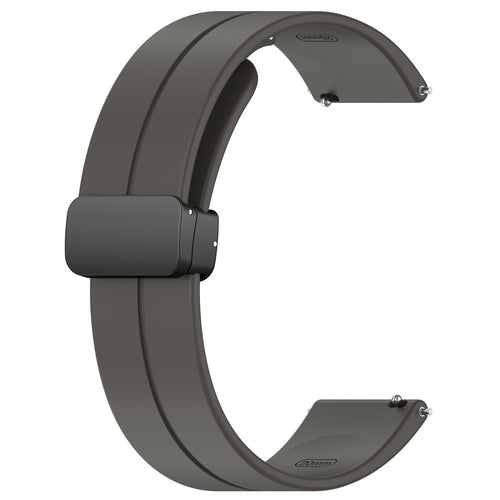 Bracelet silicone avec boucle Amazfit Active (gris foncé)