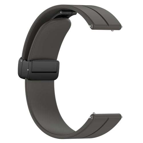 Bracelet silicone avec boucle Amazfit Bip U (Pro) (gris foncé)