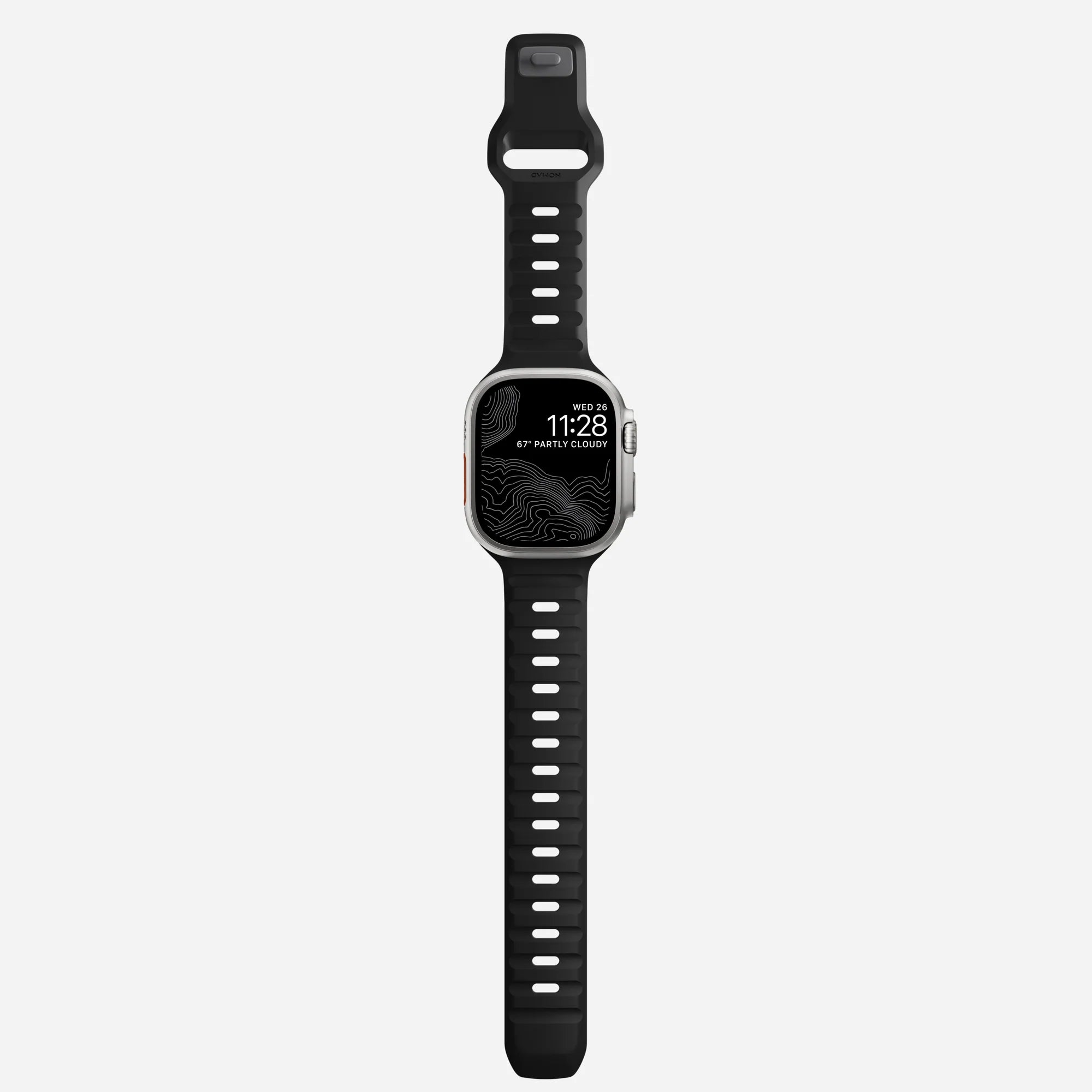 Nomad Sport Apple Watch Silicone Strap (Black)