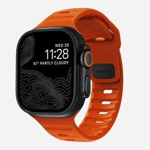 Nomad Bracelet silicone sport Apple Watch (ultra orange)