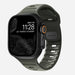 Nomad Bracelet silicone sport Apple Watch (vert cendré)