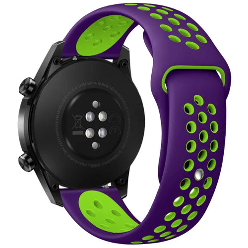 Bracelet sport Withings Steel HR - 40mm (violet/vert)