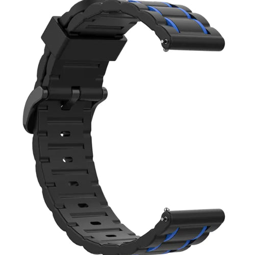Suunto 9 Peak Sport Strap with Buckle (Black/Blue)