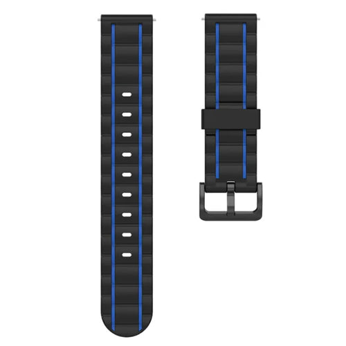 Suunto 9 Peak Sport Strap with Buckle (Black/Blue)