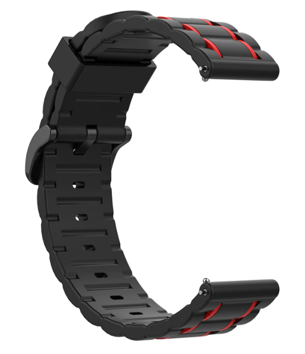 Bracelet sport avec boucle OnePlus Watch 3 - 46mm (noir/rouge)