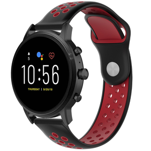 sport-band-zwart-rood-gaatjes