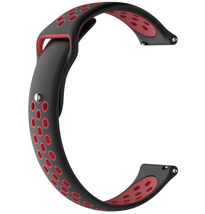 Bracelet sport Withings ScanWatch 2 - 42mm (noir/rouge)