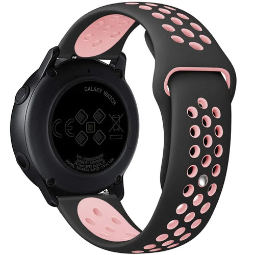 Withings Steel HR Sport Sport Strap (Black/Pink)