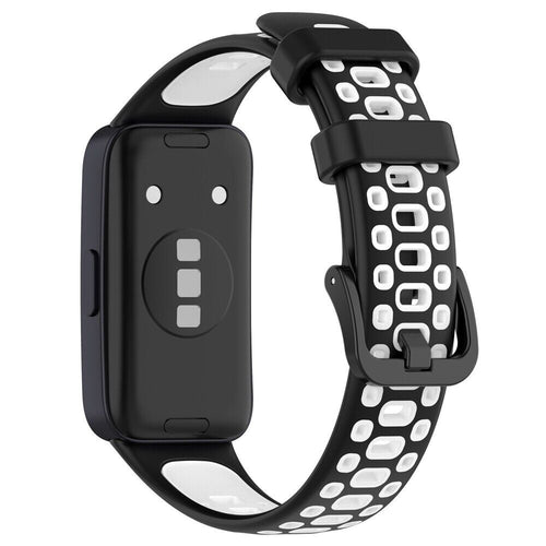 Bracelet sport Huawei Band 10 (noir/blanc)