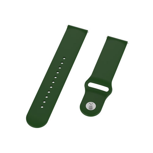 Fossil Gen 4 Explorist (HR) Sport Strap (Army Green)