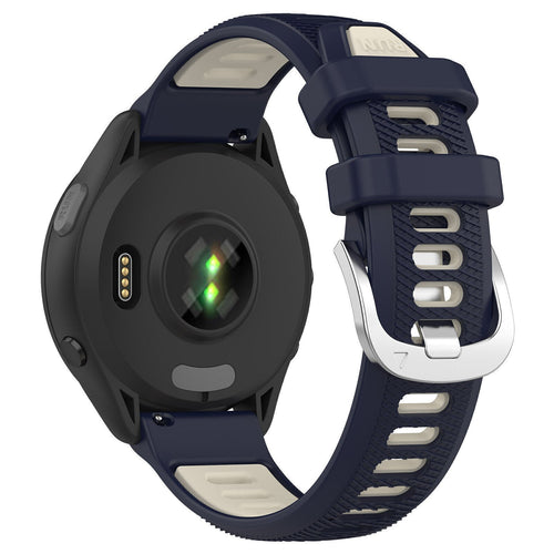 Bracelet sport á boucle Coros Pace Pro (bleu foncé/beige)