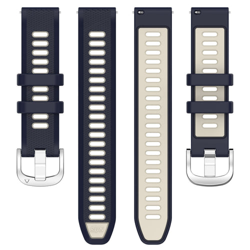 Bracelet sport á boucle Coros Pace Pro (bleu foncé/beige)