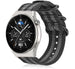 Bracelet nylon boucle Huawei Watch GT 3 Pro 46mm (noir/gris)