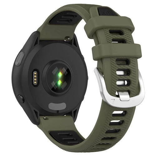 Bracelet sport á boucle Coros Pace Pro (vert olive/noir)