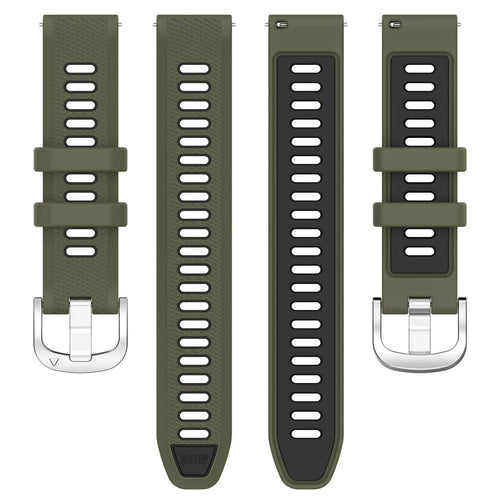 Bracelet sport á boucle Coros Pace Pro (vert olive/noir)