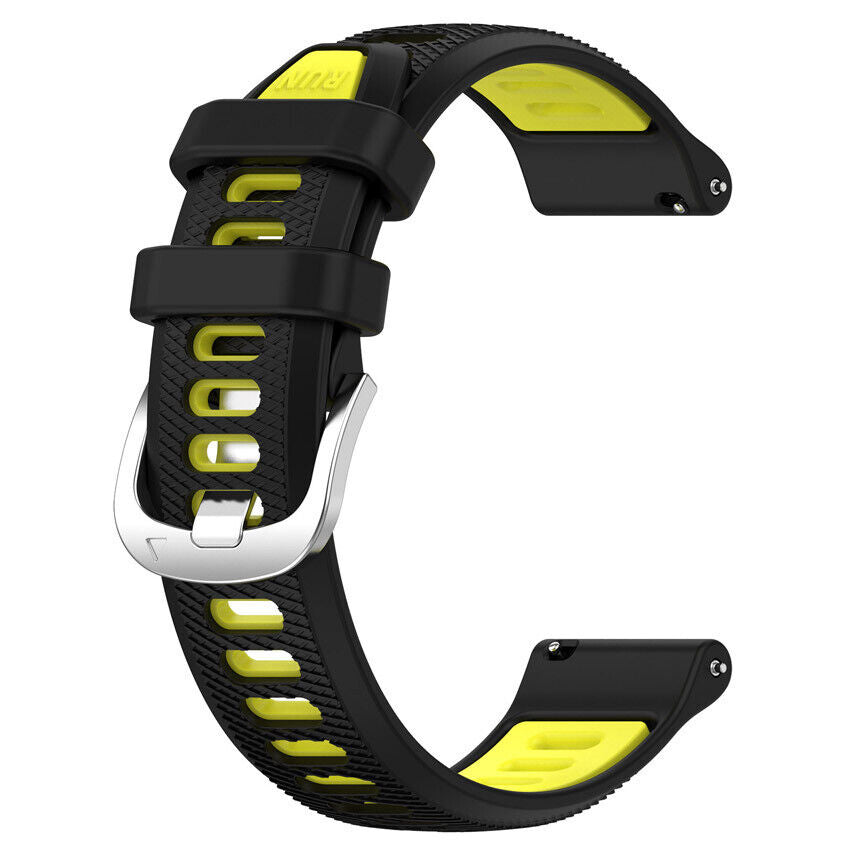 Bracelet sport avec boucle Garmin Approach S40 (noir/jaune)