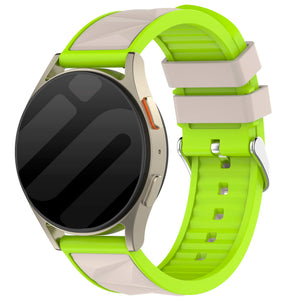 Huawei Watch GT 3 - 42mm Diamond Sport Strap (Starlight/Lime)