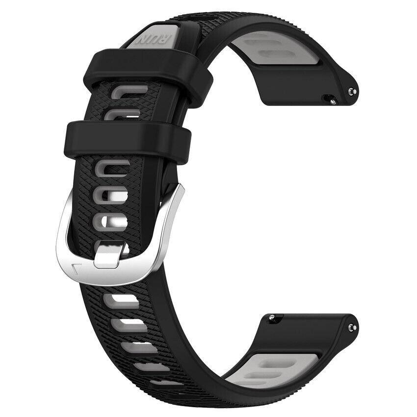 Bracelet à boucle sportive Garmin Forerunner 570 - 42mm (noir/gris)