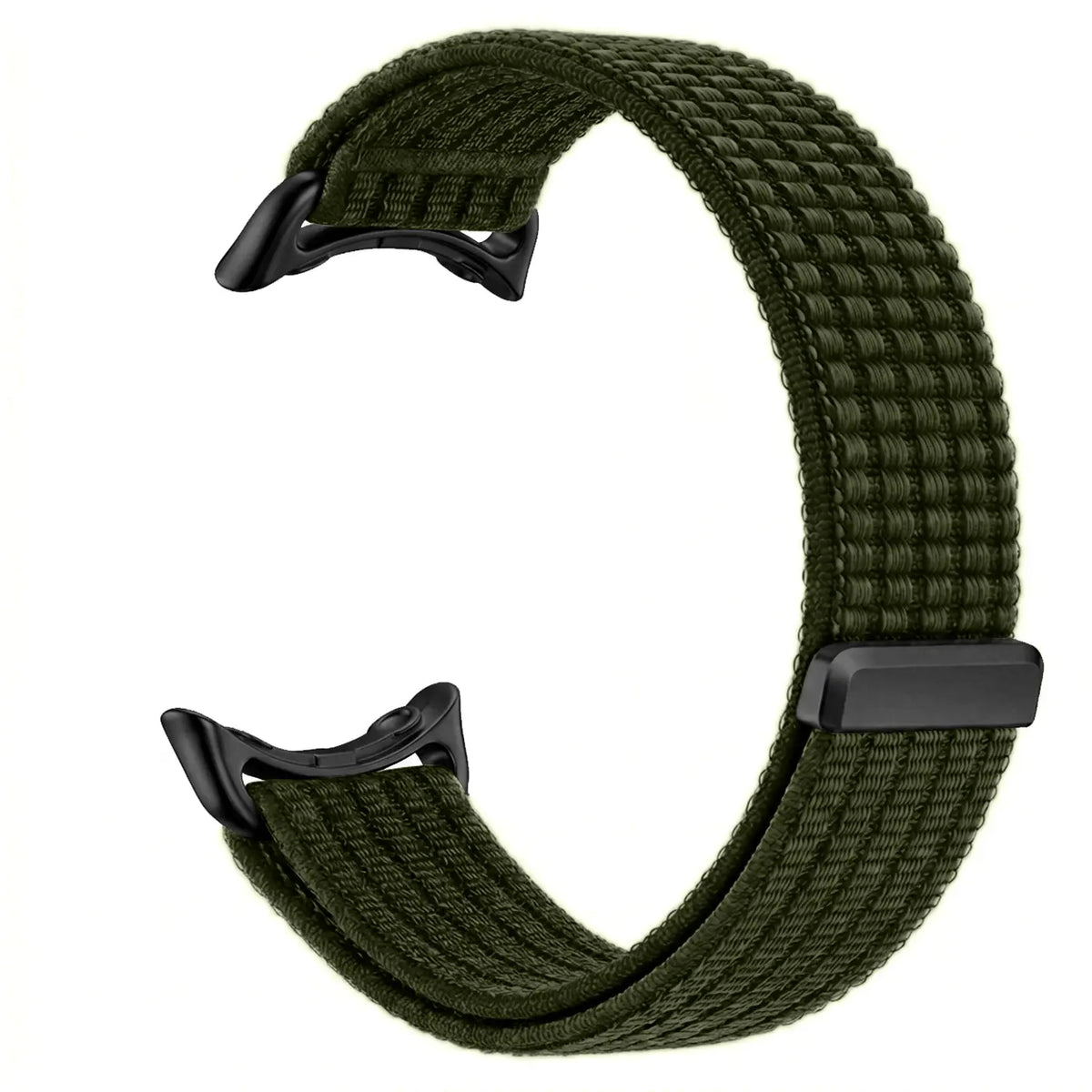 Bracelet nylon ultra fine Google Pixel Watch 5 - 45mm (vert foncé)