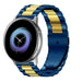 Bracelet acier Samsung Galaxy Watch Active (bleu/or)