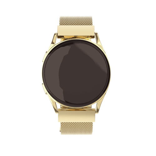 Samsung Gear S3 Steel/Milanese Strap (Gold)