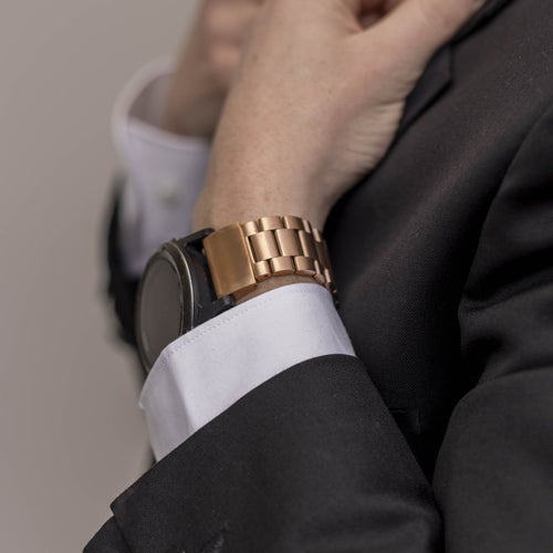 Garmin Descent G2 Steel Strap (Rose Gold)