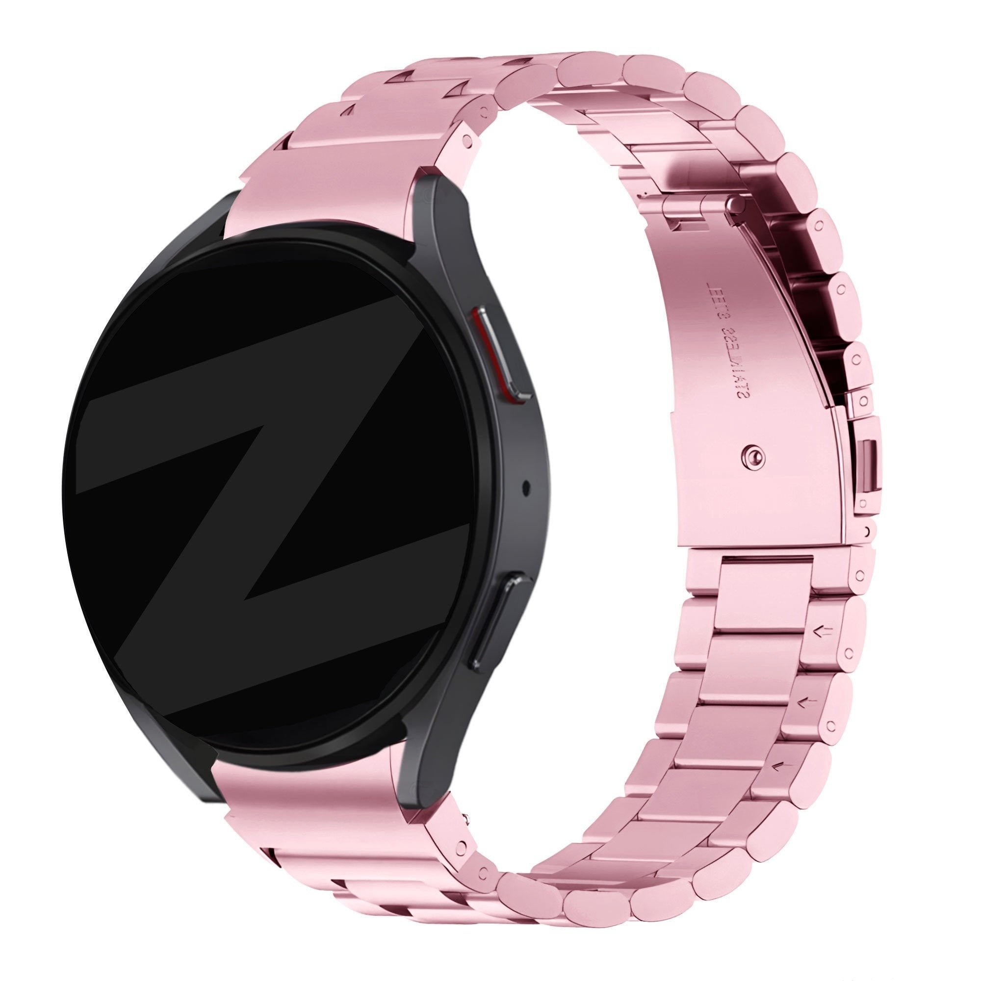 Samsung Montre Galaxy Watch Active Rose Acier Bandz Bracelet Acier