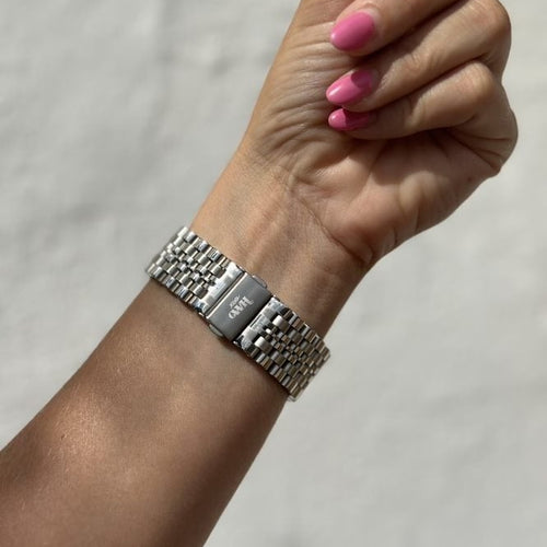 xoxo Wildhearts Huawei Watch 3 (Pro) Steel Strap (Silver)