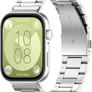 Huawei Watch Fit 4 Pro Steel Strap (Silver)