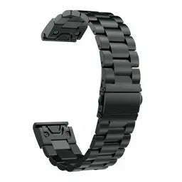 Bracelet acier Garmin Instinct E - 45mm (noir)