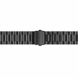 Bracelet acier Garmin Instinct 3 - 45mm (noir)