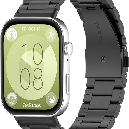 Bracelet acier Huawei Watch Fit 5 (noir)