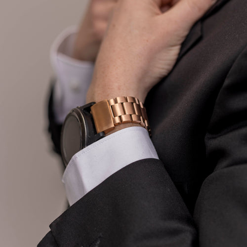 Bracelet acier Garmin Enduro 1 / 2 / 3 (or rose)