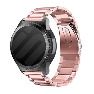 Bracelet acier Garmin Vivoactive 4 (rose)