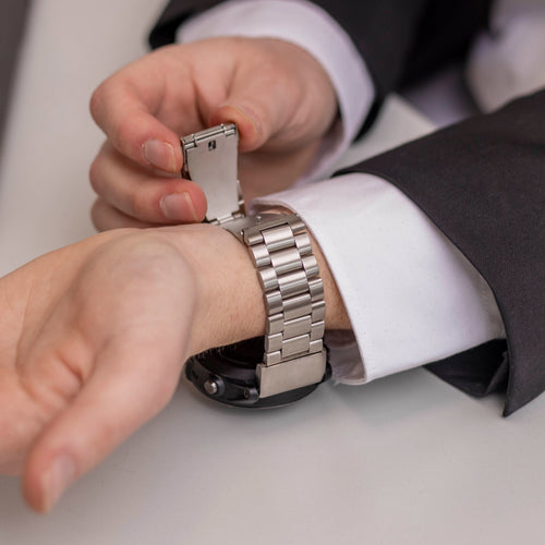 Bracelet acier Garmin Enduro 1 / 2 / 3 (argent)