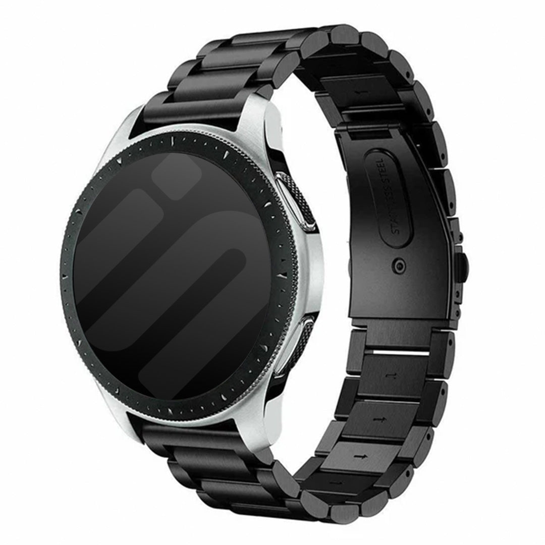 Bracelet acier Amazfit Bip 3 (Pro) (noir)