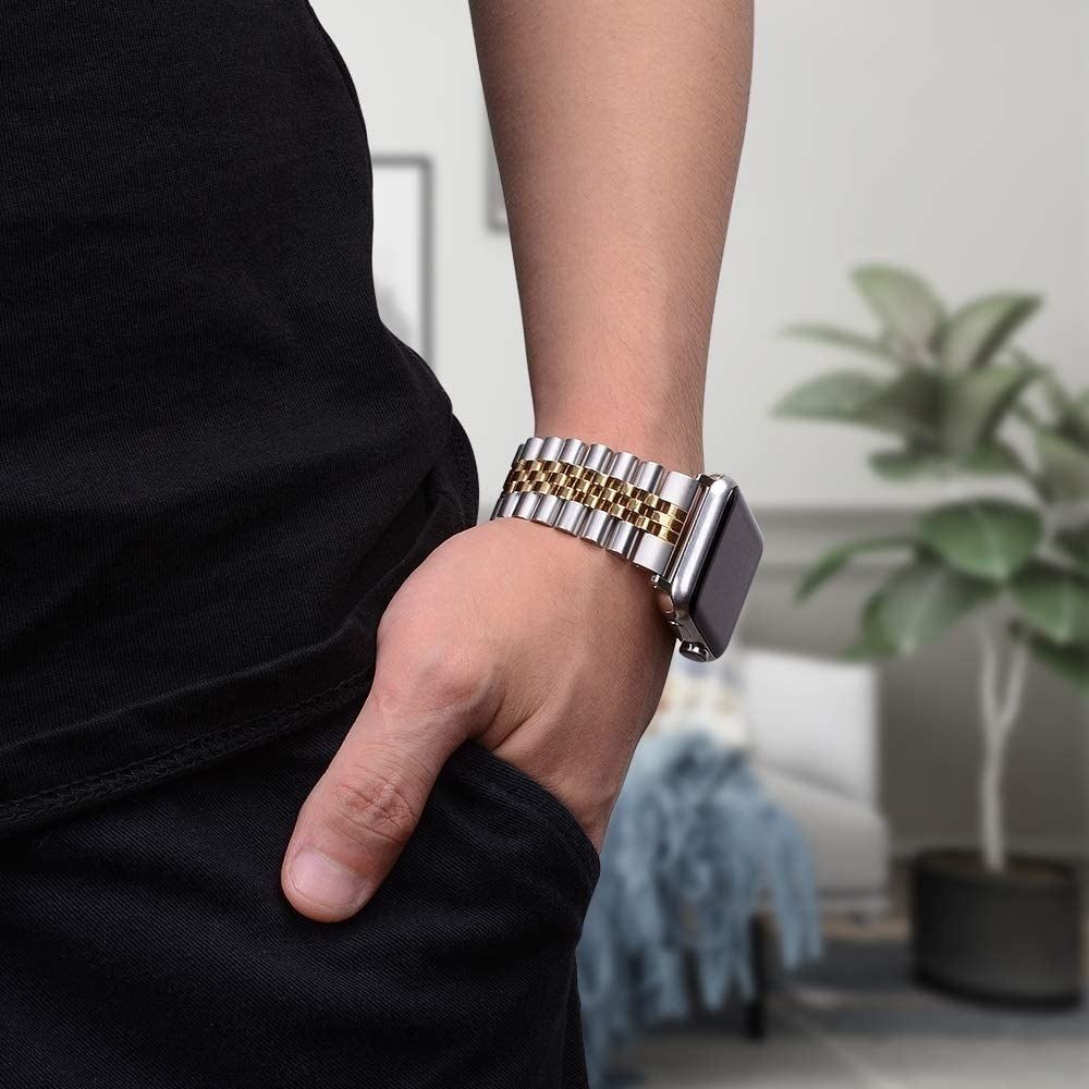 Apple Watch Steel Strap Jubilee (Silver/Gold)