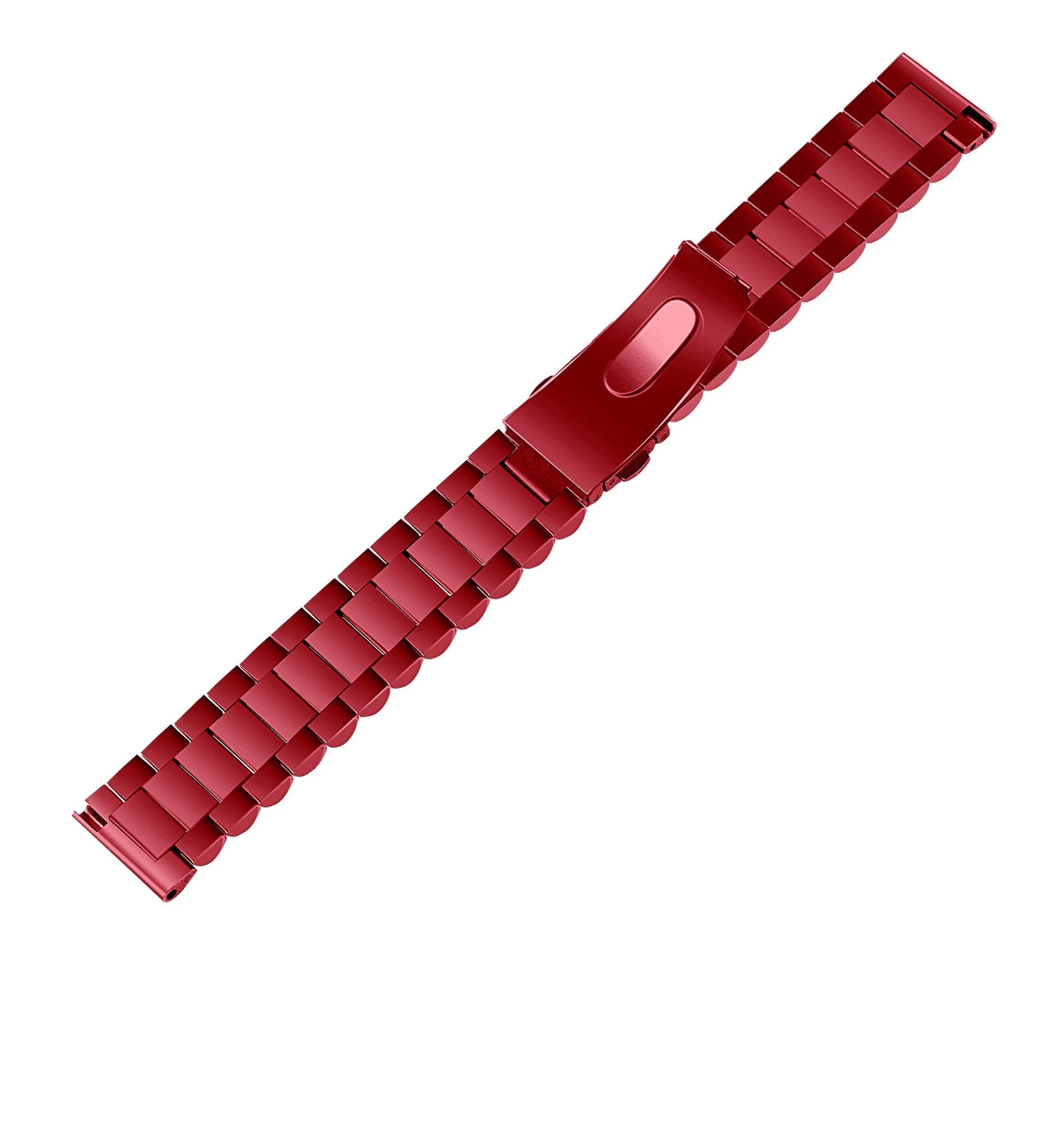 Bracelet acier Samsung Galaxy Watch FE (vin rouge)