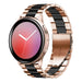 Bracelet acier Samsung Galaxy Watch Active (or rose/noir)