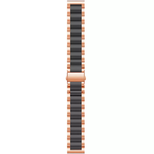 Bracelet acier Withings Steel HR Sport (rose or/noir)