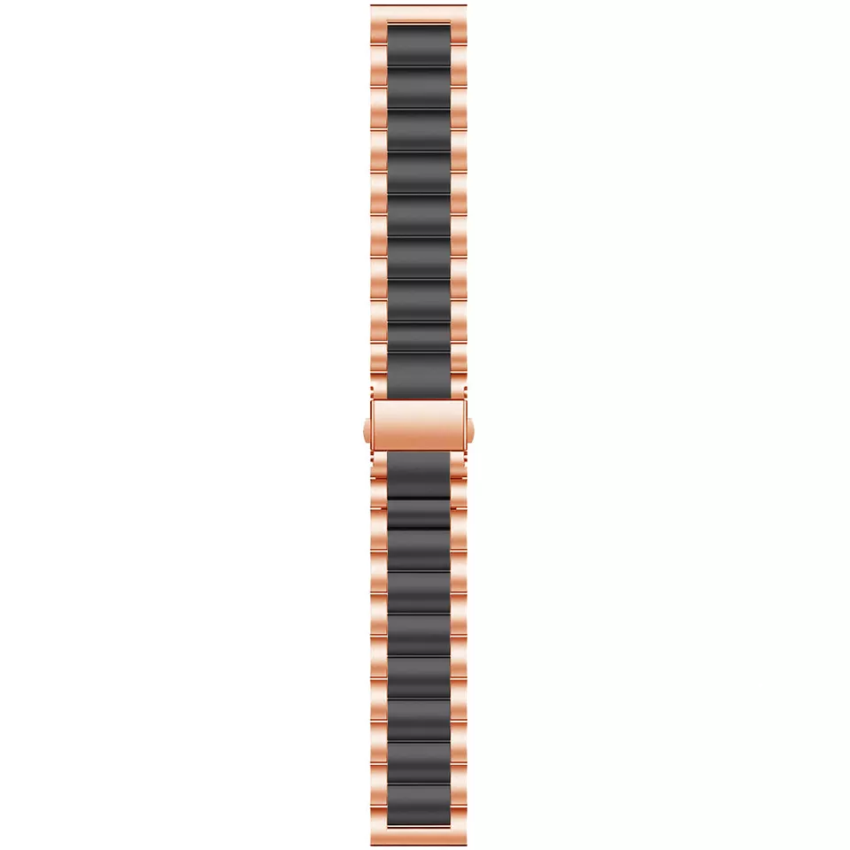 Coros Pace 2 Steel Strap (Rose Gold/Black)